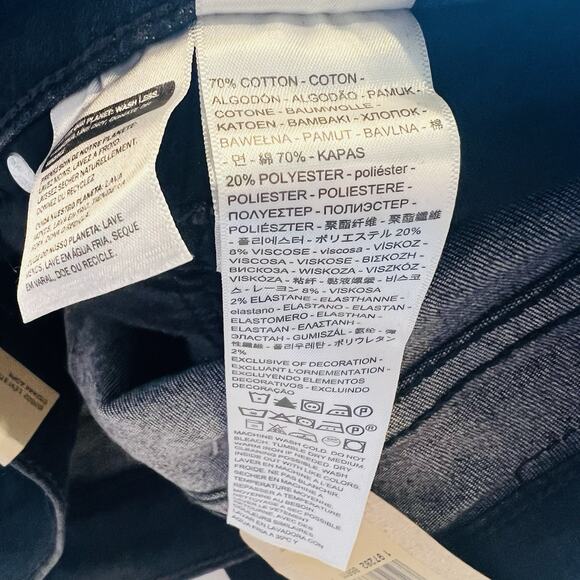 LEVI'S Women's Black 311 Shaping Skinny Jeans Size 16 short 33Wx30L NWT (A0127) - Picture 7 of 8